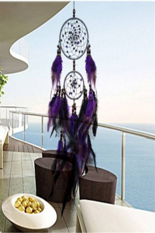 Wind Chime Wall Hanging Blue  - Image 4