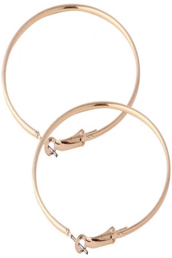Generic - Stainless Steel Hoop Earrings - Image 1
