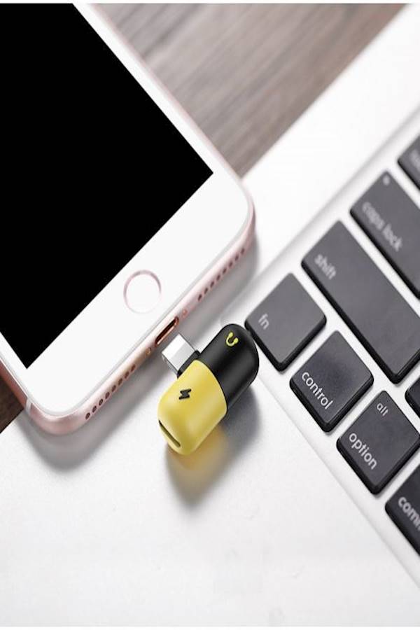 Generic 2-In-1 Adapter Converter Yellow/Black/Silver  - Image 4