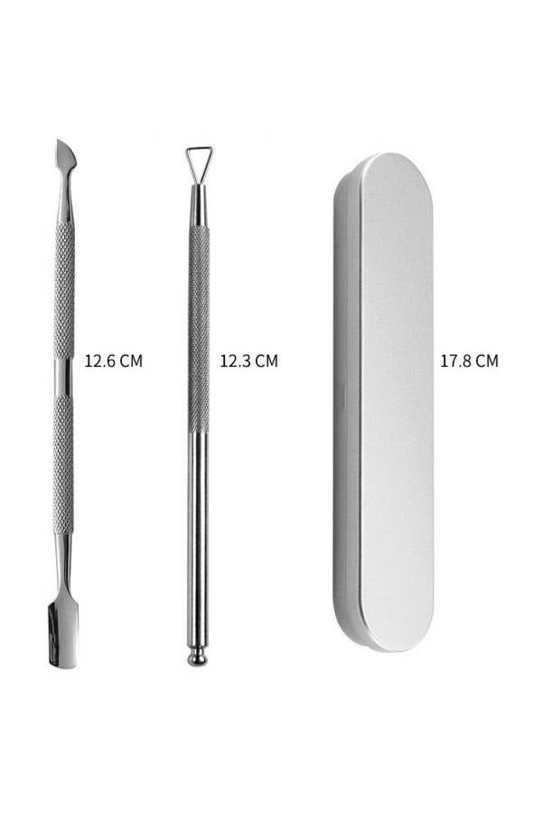 Nail Cuticle Remover And Pusher Tool Silver - Image 5