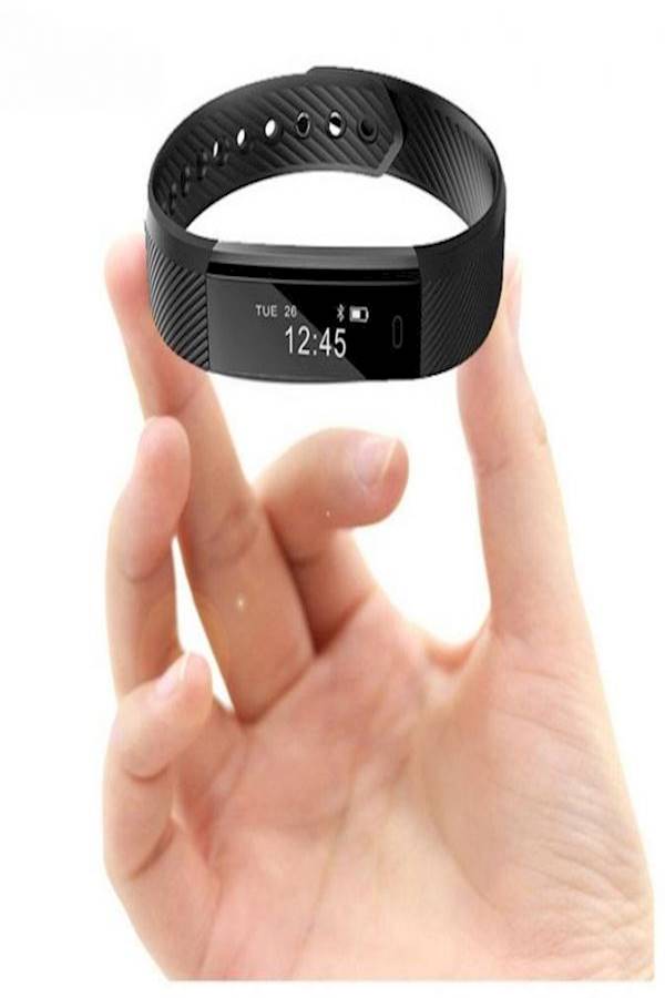 Smart Bracelet Wrist Fitness Tracker Black - Image 4