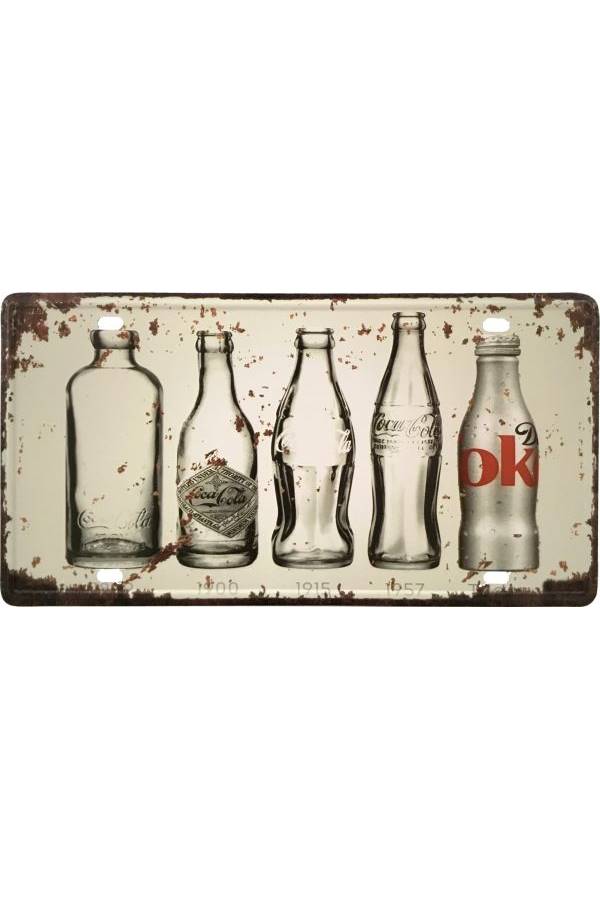 Dubai Retro Metal Plate Tin Sign Multicolour 15x30cm