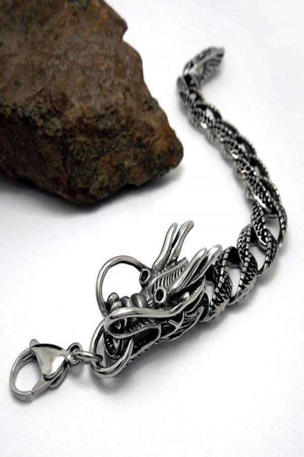 Stainless Steel Dragon Bracelet  - Image 2