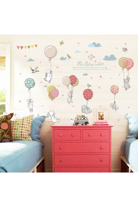 Cartoon Themed Wall Sticker Multicolour 50x70cm