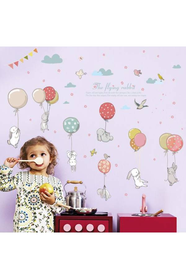 Cartoon Themed Wall Sticker Multicolour 50x70cm  - Image 3