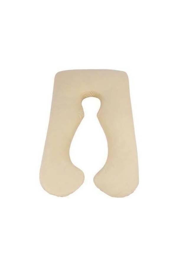 Cotton Maternity Pillow Cotton Beige 120x80cm  - Image 1