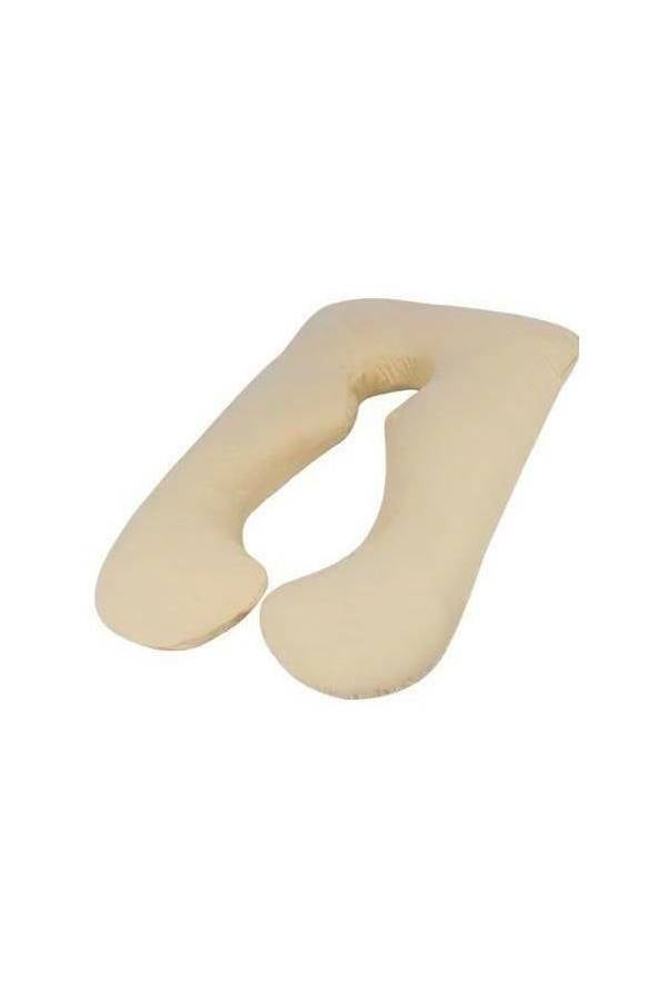 Cotton Maternity Pillow Cotton Beige 120x80cm  - Image 2