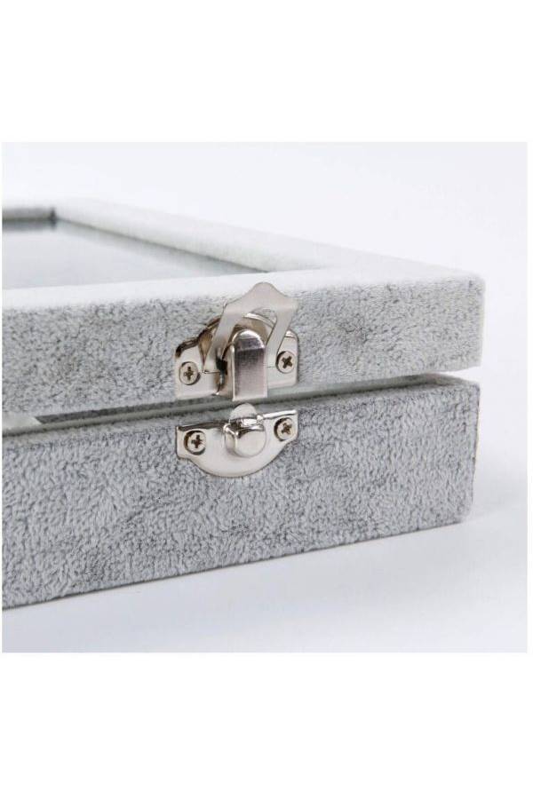 24 Grid Velvet Jewelry Tray - Image 5