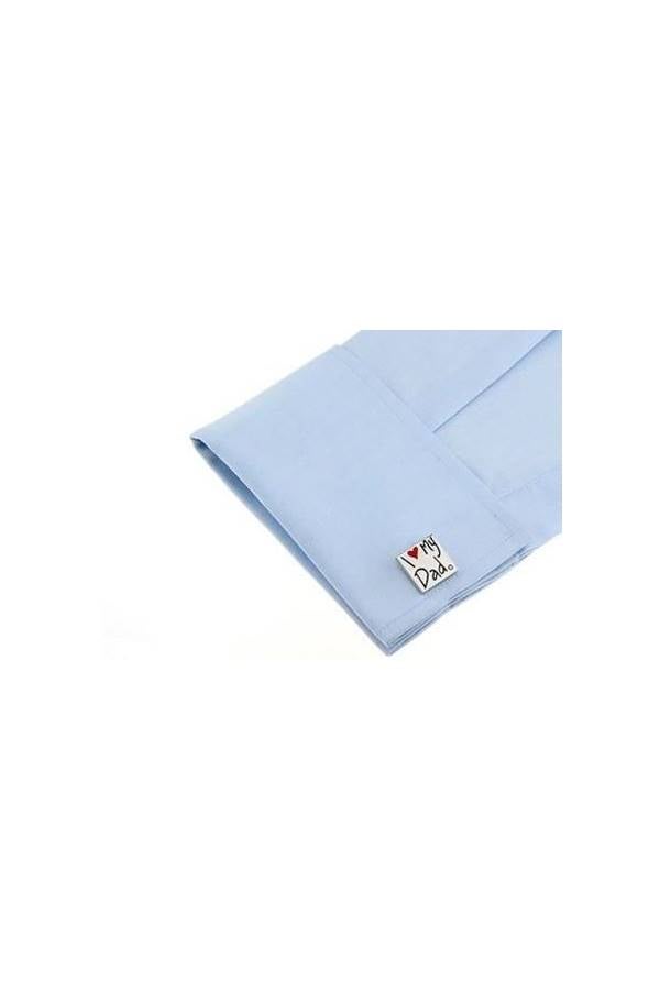 Generic - I Love My Dad Engraved Shirt Cufflinks - Image 1