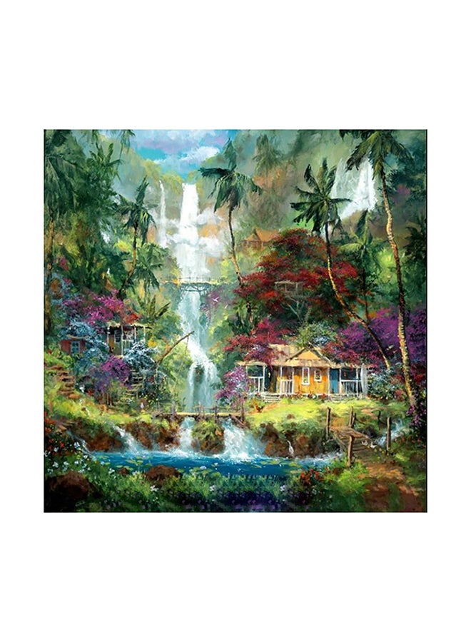 لوحة جدارية لتزيين الحائط مقاس 40X40  سنتيمتر متعدد الألوان