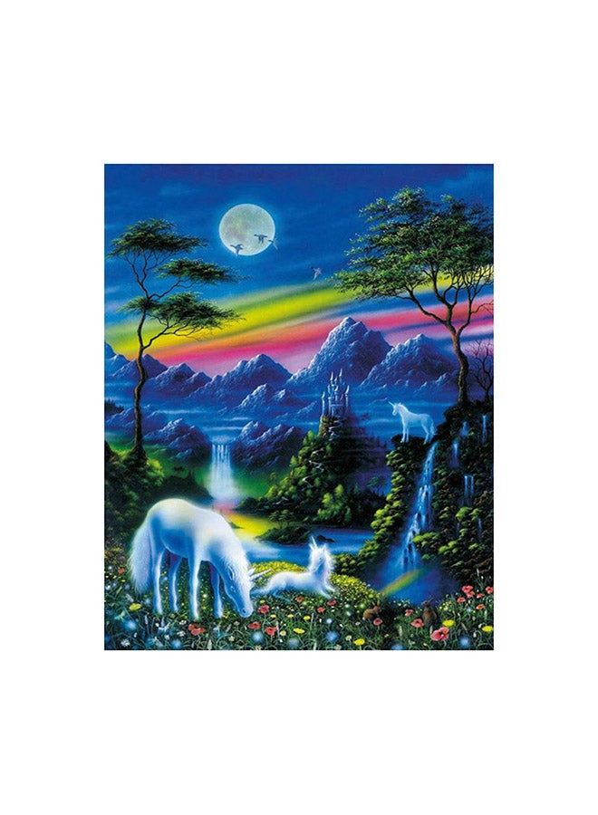 لوحة فنية لديكور الحائط متعدد الألوان 50 x 40سم
