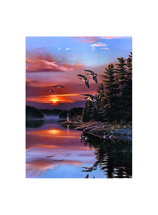 لوحة جدارية لتزيين الحائط مقاس 30X40 سنتيمتر متعدد الألوان