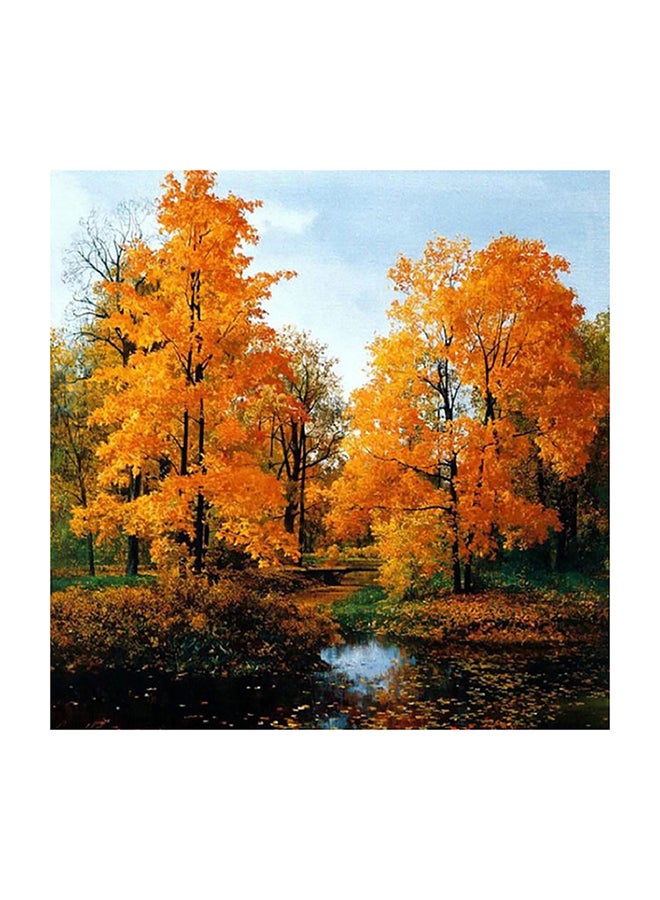 شاربدو لوحة جدارية لتزيين الحائط 40 × 40 سم متعدد الألوان