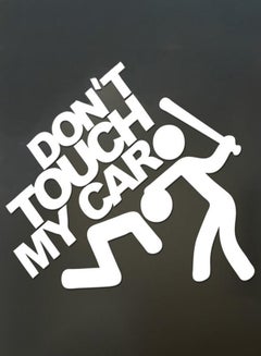 Voberry Voberry Don't Touch My Car Funny Sticker Waterproof Vinyl Car Body Bumper Decal 