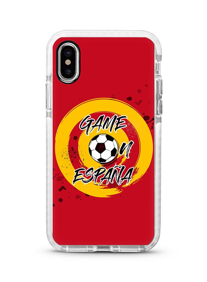 Stylizedd Protective Case Cover For Apple iPhone Xs Max Game on Spain Full Print 
