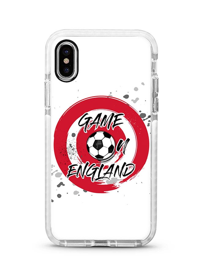 Protective Case Cover For Apple iPhone XS Max Game On England Full Print