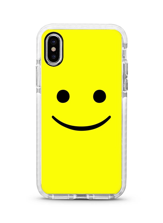 Stylizedd Protective Case Cover For Apple iPhone XS Max Blimey Smiley Full Print