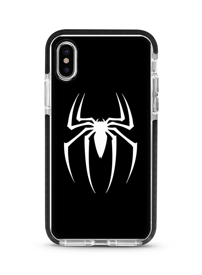 Protective Case Cover For Apple iPhone XS Max Spidermark (Black) Full Print