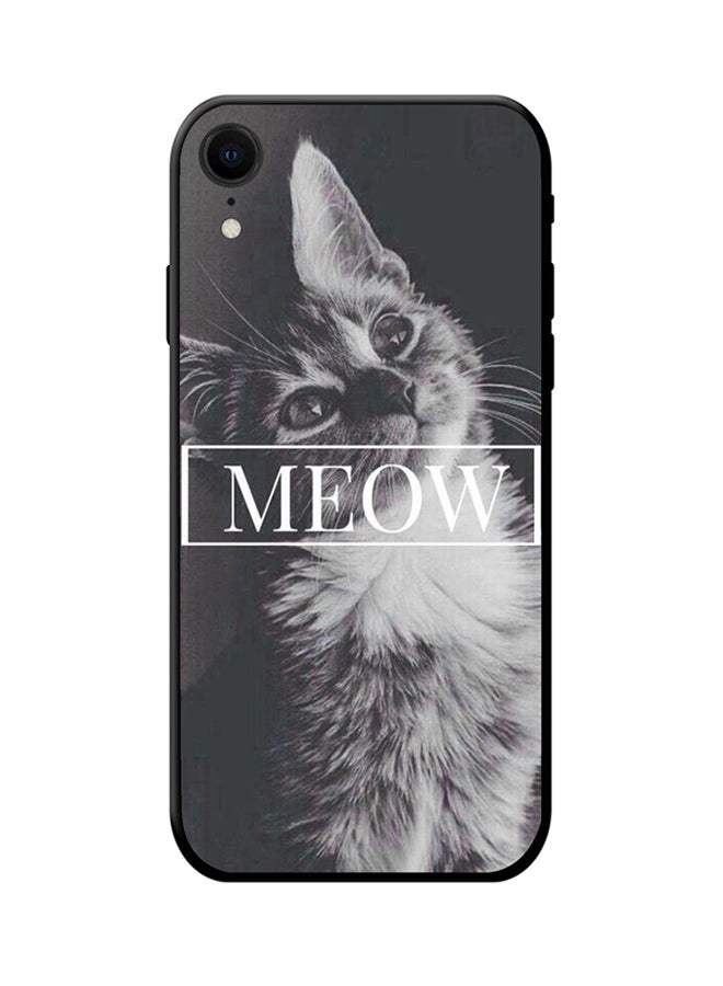 إس واي إن غطاء حماية واقٍ لهاتف أبل آيفون XR أسود/أبيض