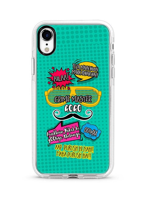 Protective Case Cover For Apple iPhone XR Crime Master Gogo Full Print