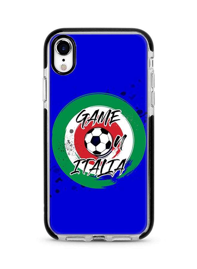 Protective Case Cover For Apple iPhone XR Game on Italy Full Print
