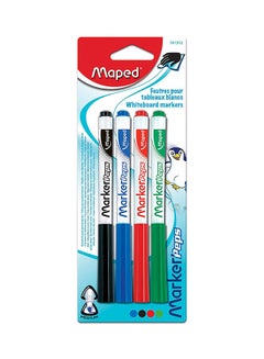 4-Piece Marker Peps Dry Erasable Set Multicolour - v1555147893/N23200202A_1