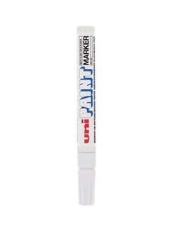Mitsubishi MI-PX20-WE Paint Bullet Marker White  - Image 1