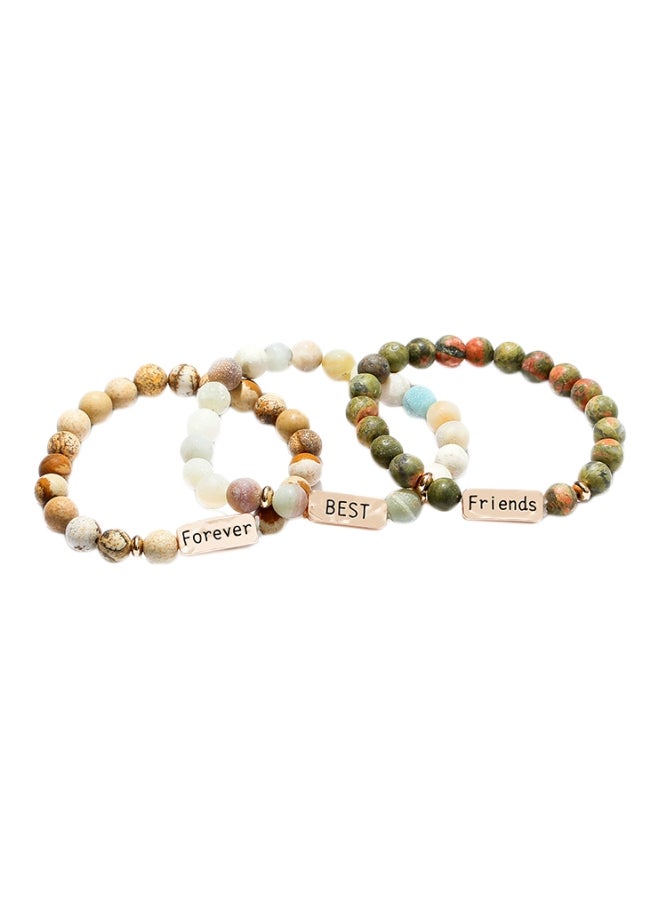 Sharpdo acc 3-Piece Forever Best Friend Bracelet  - Image 1