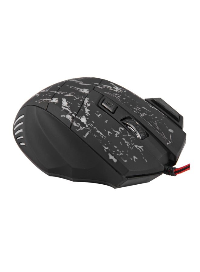 شاربدو ماوس للألعاب A874 سلكي مزود ب 7 أزرار ومنفذ USB وإضاءة LED - Image 2