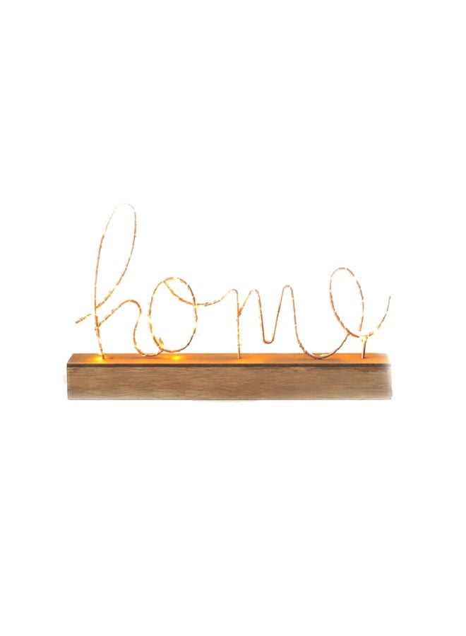 شاربدو مصباح ليلي للديكور بإضاءة LED ذهبي 36x5.4x21.5سم - Image 1