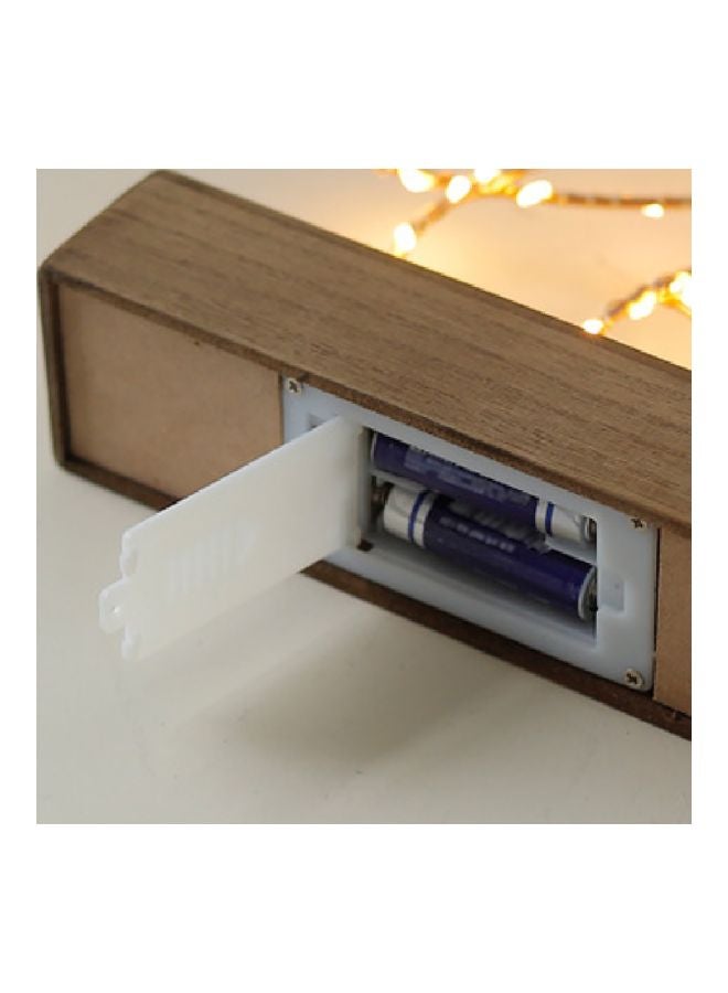 شاربدو مصباح ليلي للديكور بإضاءة LED ذهبي 36x5.4x21.5سم - Image 3