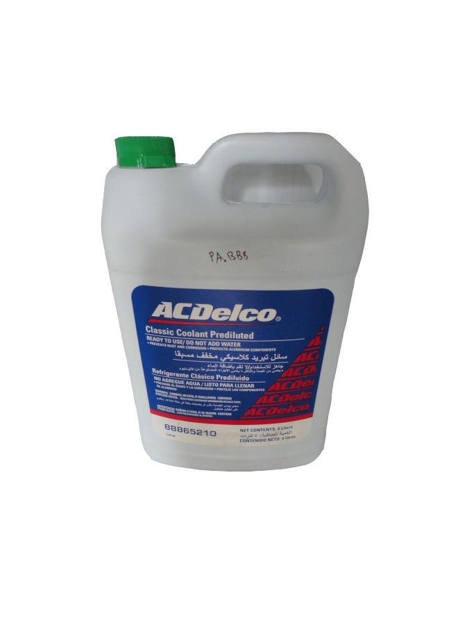 Ac Delco - ACDelco Classic Coolant Prediluted – 4 Litre 88865210 - Image 1