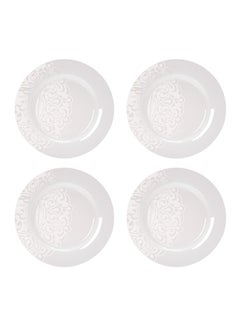 La Mesa 4-Piece New Bone Plate Set White 5.5inch  - Image 1