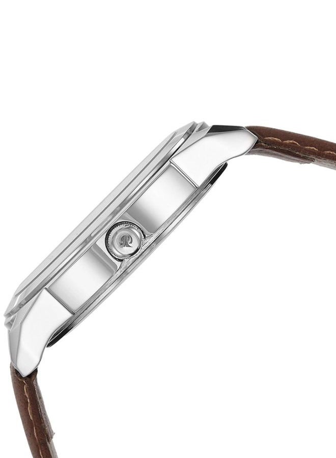 TITAN Men's Water Resistant Leather Analog Watch 1585SL07 - Image 3