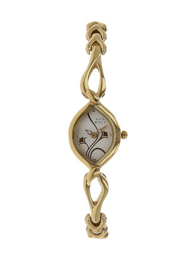 TITAN Women's Raga Water Resistant Metal Analog Watch 2455YM01  - Image 1