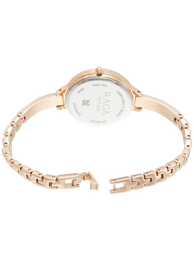 TITAN - women Raga Water Resistant Metal Analog Watch 2578WM01 - Image 1