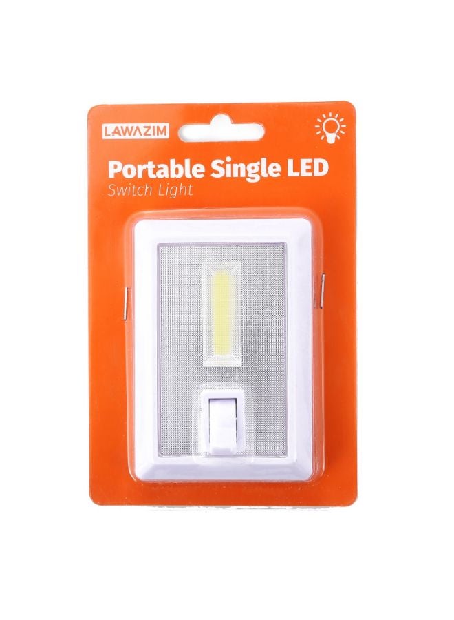 LAWAZIM Cordless LED Light With Switch White/Grey 6.5 x 9.5cm  - Image 4