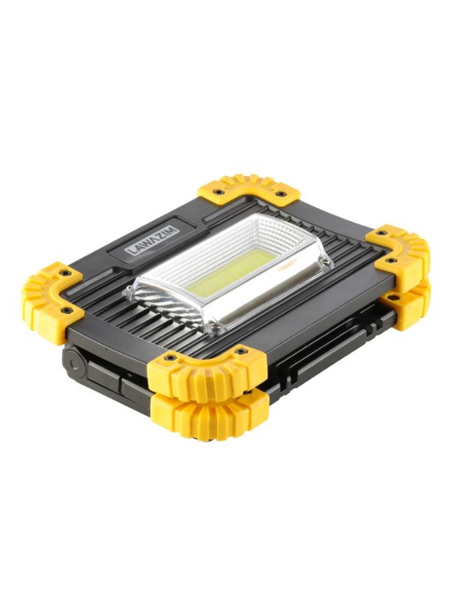 لوازم - مصباح عمل قابل للشحن مع بطاريتي ليثيوم أيون وكابل بمنفذ USB متعدد الألوان 8بوصة - Image 1