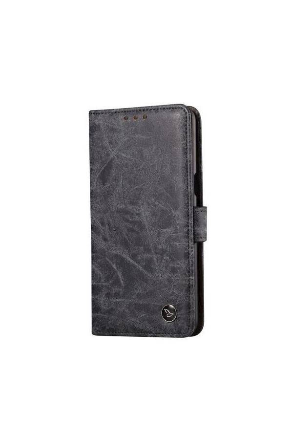 Protective Wallet Card Case Cover For OnePlus 5 Black  - Image 3