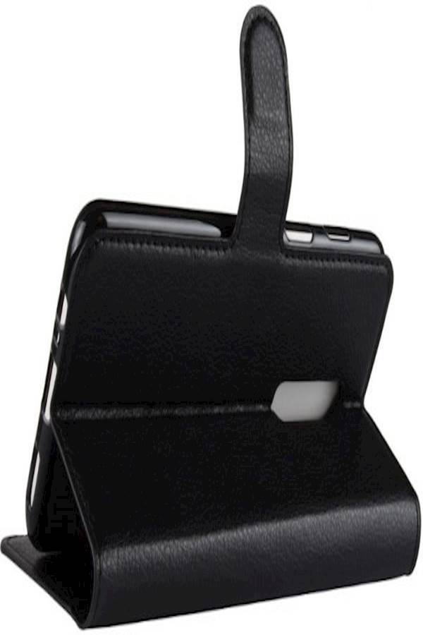 Protective Wallet Card Case Cover With Kickstand For OnePlus 6 Black  - Image 3