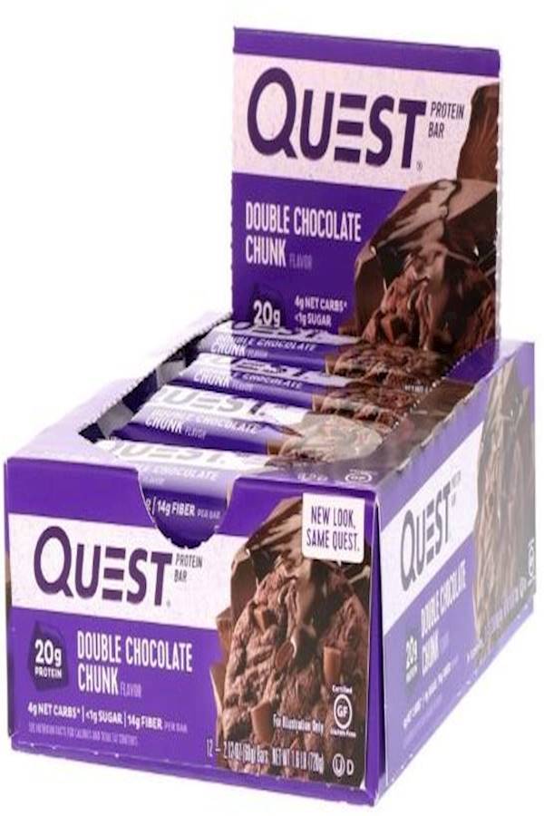 عبوة من 12 قالب بروتين بنكهة قطعتي شوكولاتة (20 جم) - Image 2