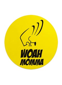 Johnny Bravo Woah Momma Printed Mousepad Yellow/Black