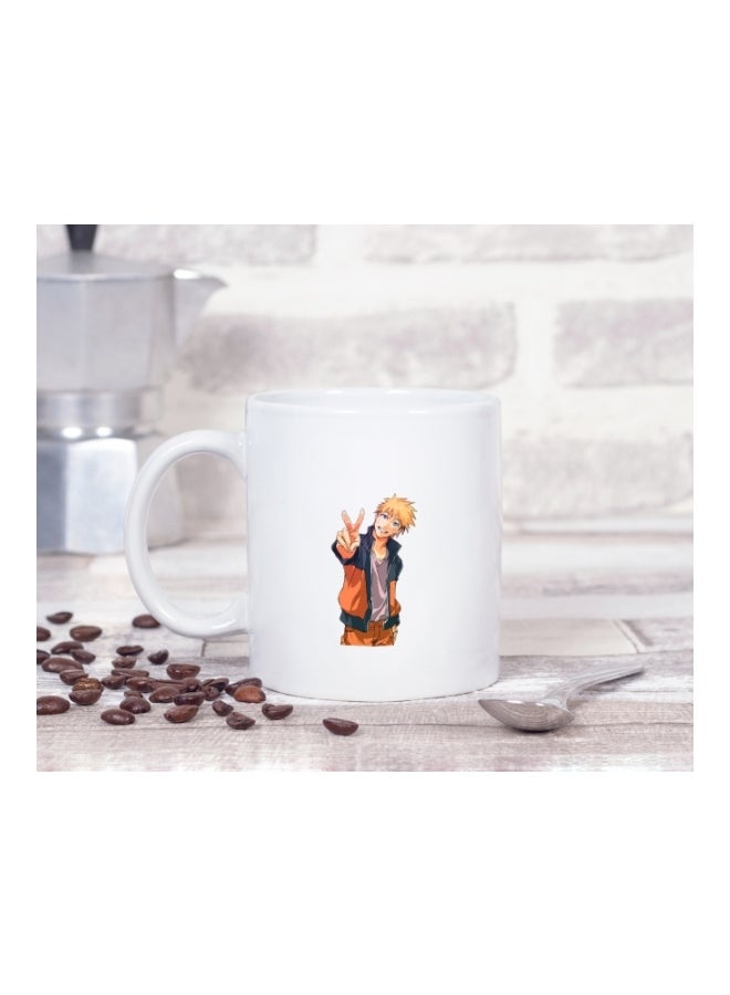 LOUD UNIVERSE Naruto Printed Coffee Mug White/Orange/Yellow  - Image 2