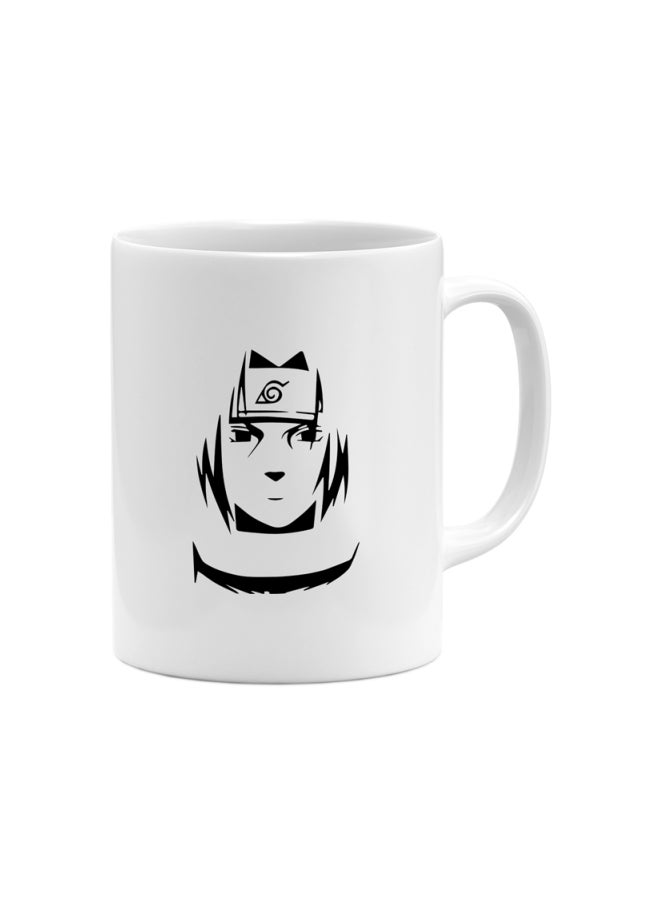 LOUD UNIVERSE Naruto Minimal Printed Coffee Mug White/Black  - Image 1