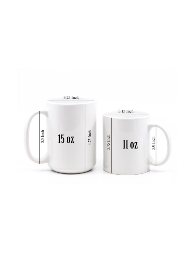 LOUD UNIVERSE Naruto Minimal Printed Coffee Mug White/Black  - Image 4