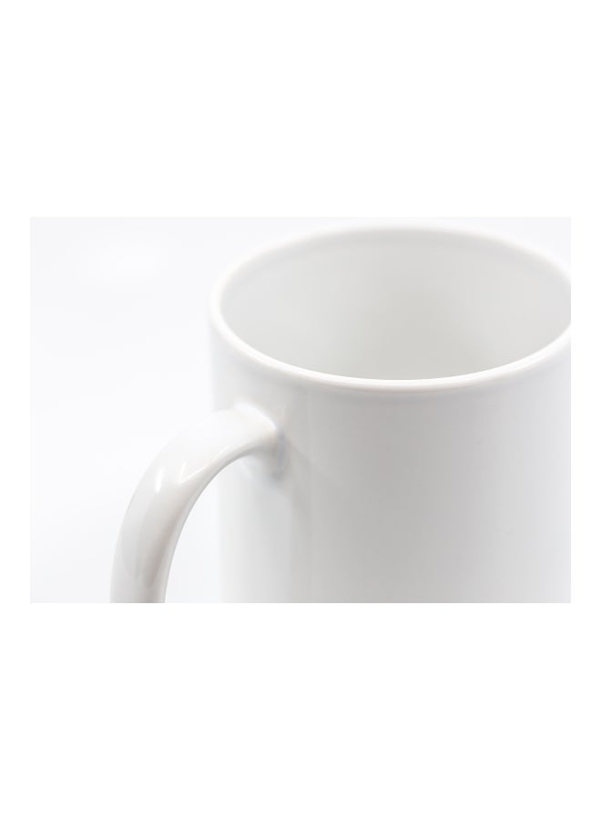 LOUD UNIVERSE - Sylvester Printed Coffee Mug White/Black/Red - Image 1