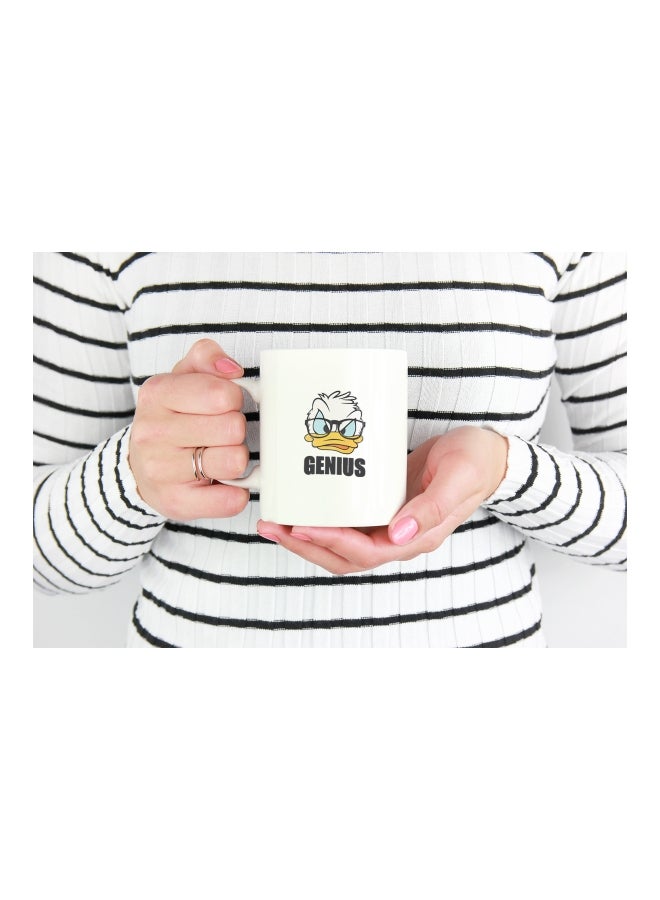 LOUD UNIVERSE Donald Duck Printed Coffee Mug White/Yellow/Black  - Image 3
