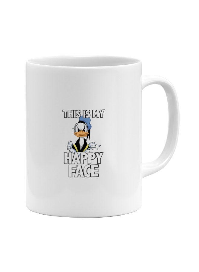 LOUD UNIVERSE Donald Duck Printed Coffee Mug White/Blue/Black  - Image 1