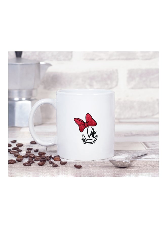 LOUD UNIVERSE Donald Duck Printed Coffee Mug White/Red  - Image 2