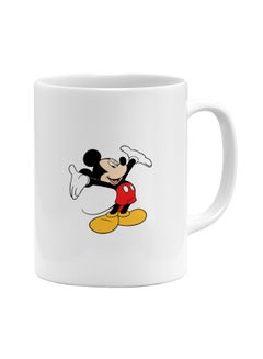 LOUD UNIVERSE Mickey Mouse Printed Coffee Mug White/Black/Red/Yellow  - Image 1